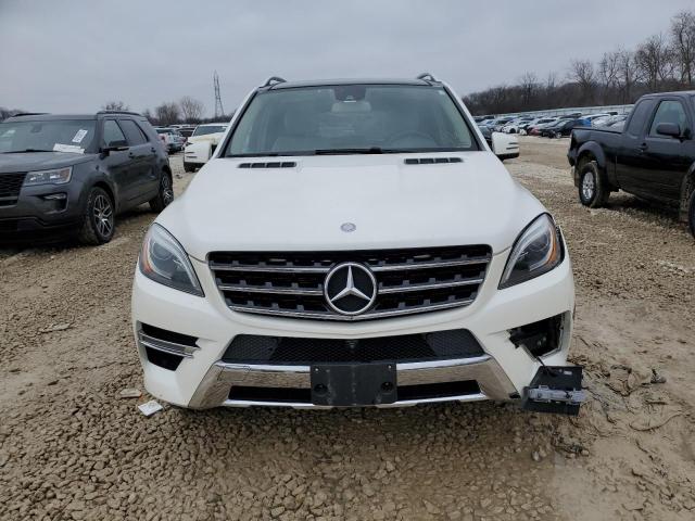 4JGDA5HB6EA275225 - 2014 MERCEDES-BENZ ML 350 4MATIC WHITE photo 5