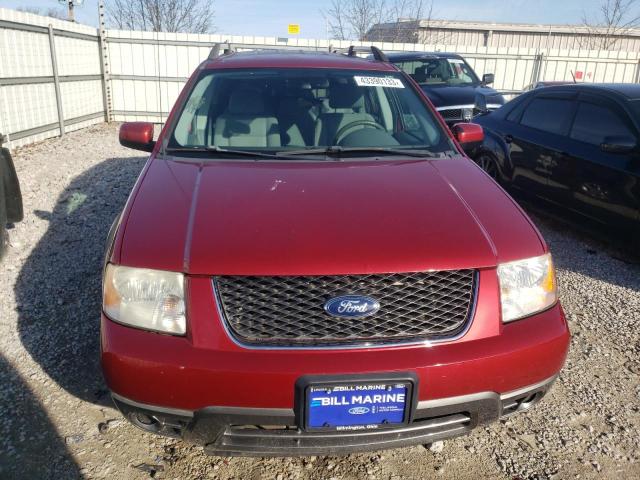 1FMDK02177GA18400 - 2007 FORD FREESTYLE SEL RED photo 5