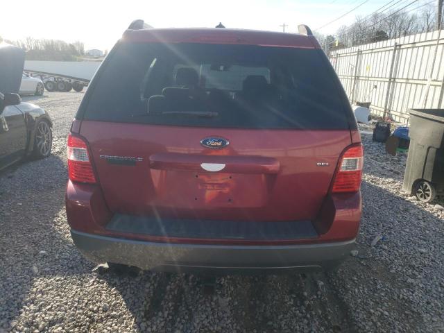 1FMDK02177GA18400 - 2007 FORD FREESTYLE SEL RED photo 6