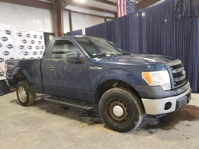 1FTMF1EM8DKE22044 - 2013 FORD F150 BLUE photo 4