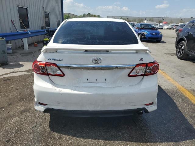 5YFBU4EE4DP210590 - 2013 TOYOTA COROLLA BASE WHITE photo 6