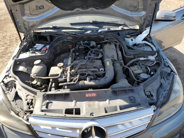 WDDGF4HB7DR294241 - 2013 MERCEDES-BENZ C 250 SILVER photo 11