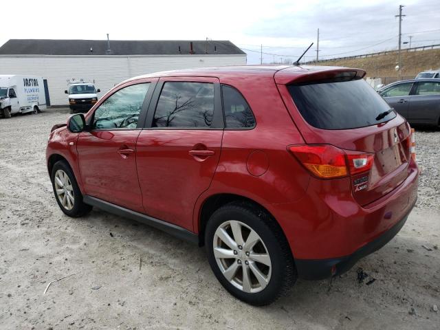 4A4AR3AUXFE058649 - 2015 MITSUBISHI OUTLANDER ES RED photo 2