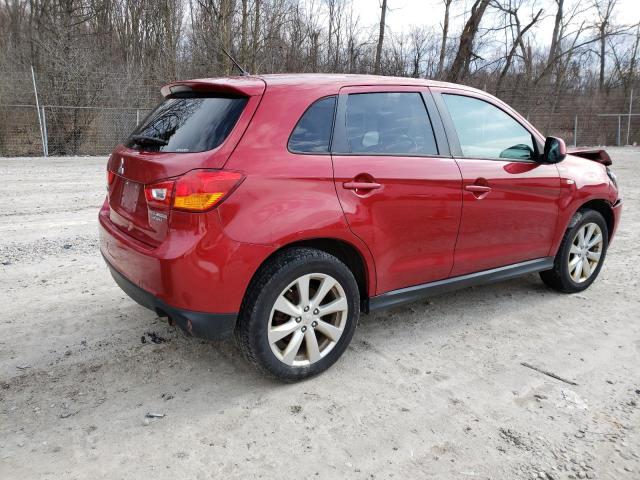 4A4AR3AUXFE058649 - 2015 MITSUBISHI OUTLANDER ES RED photo 3