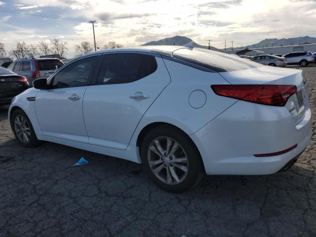 5XXGN4A72DG210042 - 2013 KIA OPTIMA EX WHITE photo 2