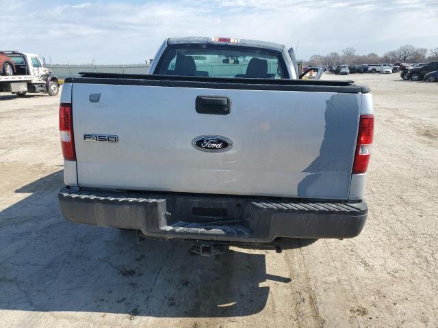 1FTRF12215KC56900 - 2005 FORD F150 SILVER photo 6