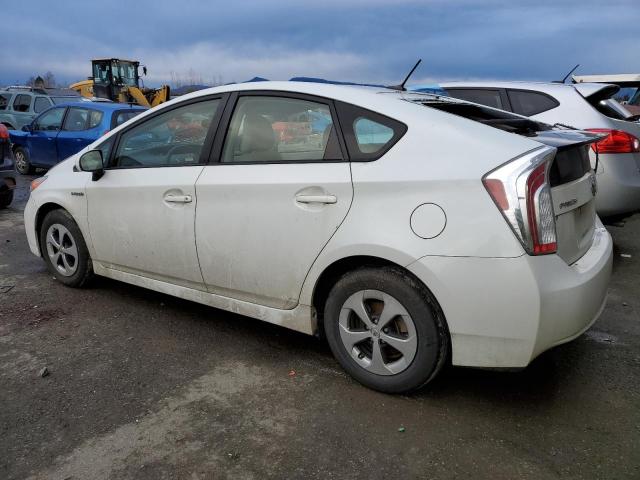 JTDKN3DU0F0450684 - 2015 TOYOTA PRIUS WHITE photo 2