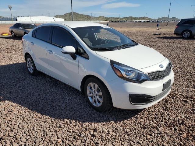 KNADM4A3XD6178052 - 2013 KIA RIO LX WHITE photo 4