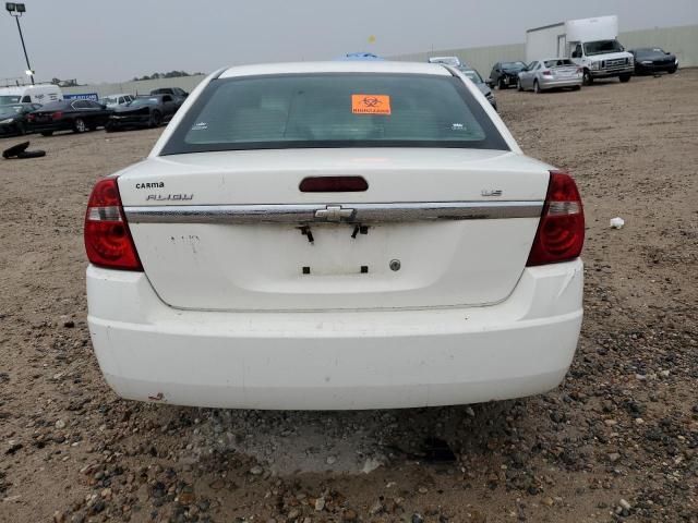 1G1ZS58F57F259445 - 2007 CHEVROLET MALIBU LS WHITE photo 6