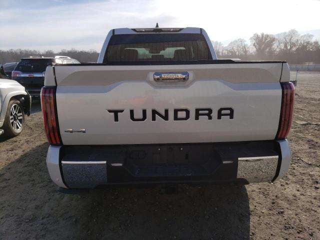 5TFMA5DB8NX021541 - 2022 TOYOTA TUNDRA CREWMAX PLATINUM WHITE photo 6