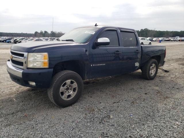 2GCEK13M471549168 - 2007 CHEVROLET SILVERADO K1500 CREW CAB BLUE photo 1