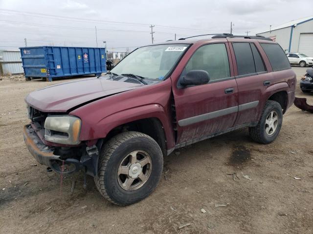 1GNDT13S952184174 - 2005 CHEVROLET TRAILBLAZE LS BURGUNDY photo 1