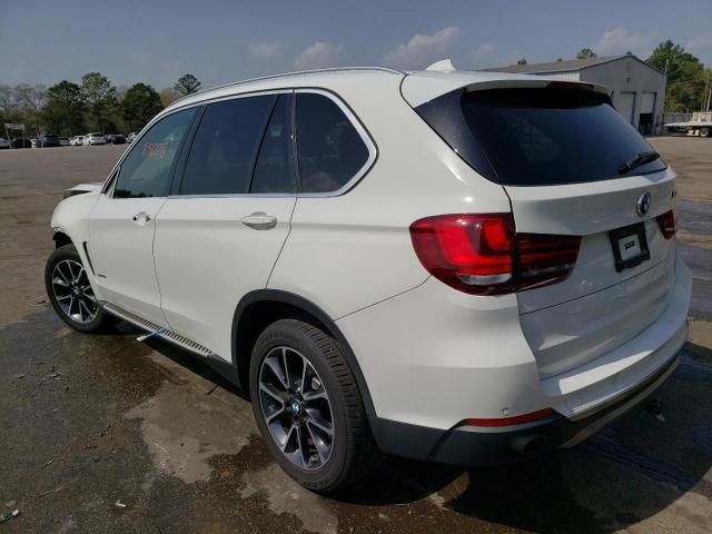5UXKR2C59H0U21274 - 2017 BMW X5 SDRIVE35I WHITE photo 2