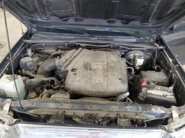 5TFJU4GN6EX052605 - 2014 TOYOTA TACOMA DOUBLE CAB PRERUNNER GRAY photo 11