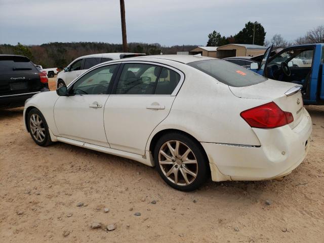 JN1CV6AP7DM713928 - 2013 INFINITI G37 BASE WHITE photo 2