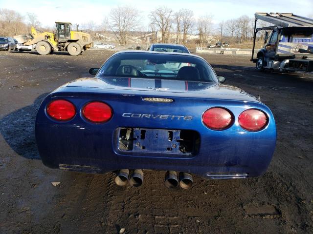 1G1YY12S045131849 - 2004 CHEVROLET CORVETTE Z06 BLUE photo 6