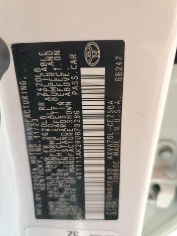 4T1T11AK2RU878286 - 2024 TOYOTA CAMRY SE NIGHT SHADE WHITE photo 12