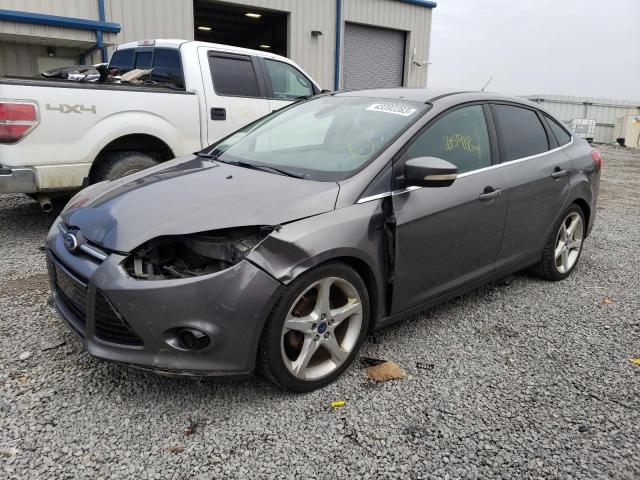 1FAHP3J20CL382314 - 2012 FORD FOCUS TITANIUM GRAY photo 1