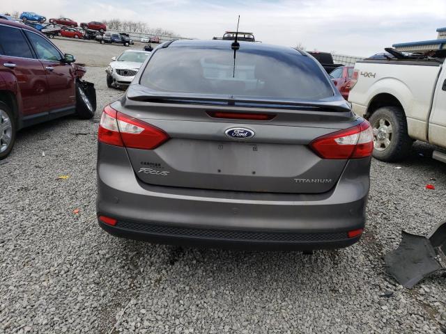 1FAHP3J20CL382314 - 2012 FORD FOCUS TITANIUM GRAY photo 6