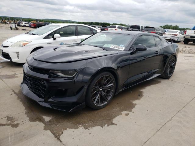 1G1FK1R64J0132996 - 2018 CHEVROLET CAMARO ZL1 BLACK photo 1
