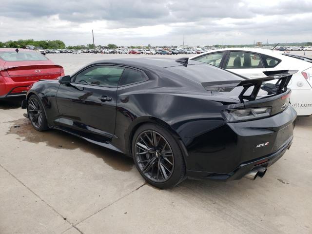 1G1FK1R64J0132996 - 2018 CHEVROLET CAMARO ZL1 BLACK photo 2