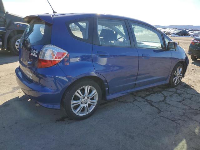 JHMGE8H44AC024581 - 2010 HONDA FIT SPORT BLUE photo 3