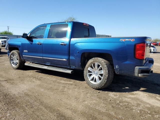 3GCUKTEC9FG482410 - 2015 CHEVROLET SILVERADO K1500 HIGH COUNTRY BLUE photo 2