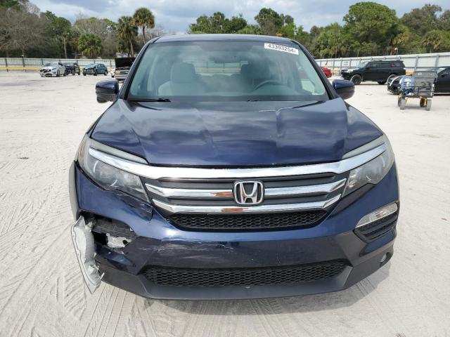 5FNYF5H32GB034658 - 2016 HONDA PILOT EX BLUE photo 5