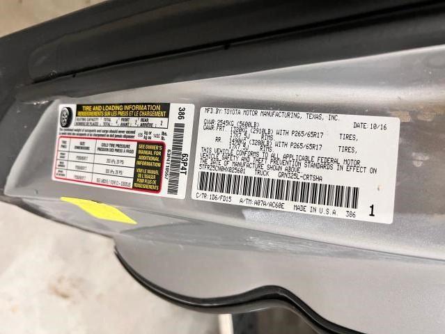 5TFRZ5CN0HX025601 - 2017 TOYOTA TACOMA ACCESS CAB ვერცხლისფერი ფოტო 10