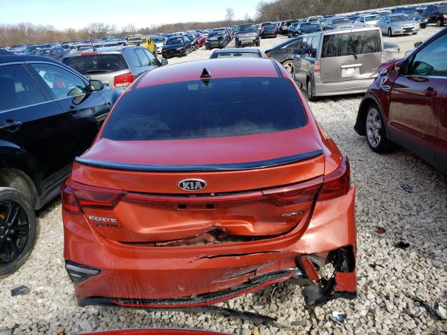 3KPF34AD6LE260912 - 2020 KIA FORTE GT LINE ORANGE photo 6