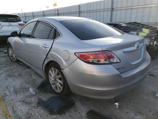 1YVHZ8DH6C5M34111 - 2012 MAZDA 6 I SILVER photo 2