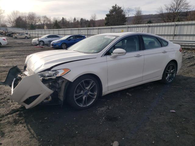 3FA6P0K93DR265217 - 2013 FORD FUSION TITANIUM WHITE photo 1