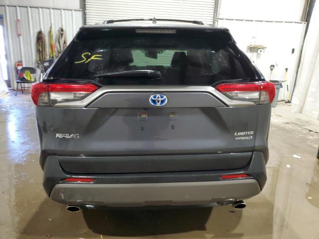 JTMDWRFV8KD016241 - 2019 TOYOTA RAV4 LIMITED GRAY photo 6