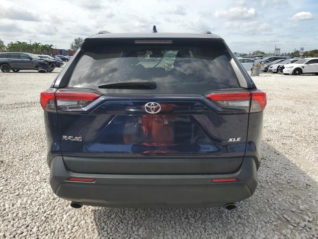 JTMW1RFV2KJ011643 - 2019 TOYOTA RAV4 XLE BLUE photo 6