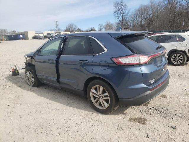 2FMPK3J96JBB88767 - 2018 FORD EDGE SEL BLUE photo 2