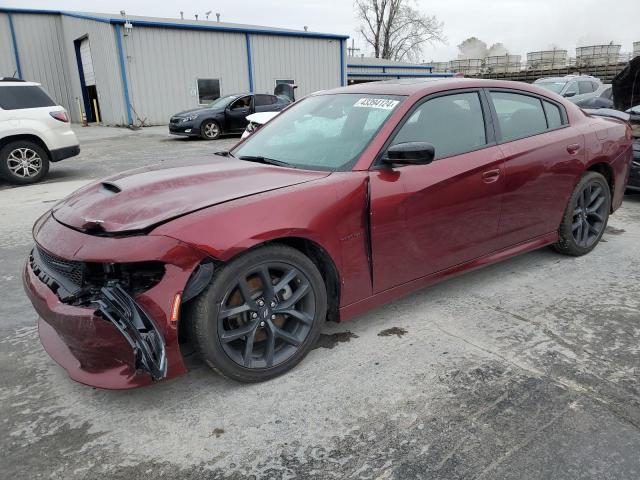 2C3CDXCT4NH126398 - 2022 DODGE CHARGER R/T BURGUNDY photo 1