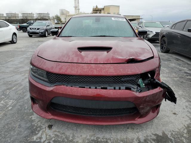 2C3CDXCT4NH126398 - 2022 DODGE CHARGER R/T BURGUNDY photo 5