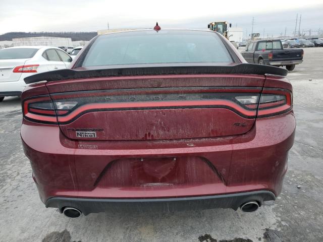 2C3CDXCT4NH126398 - 2022 DODGE CHARGER R/T BURGUNDY photo 6