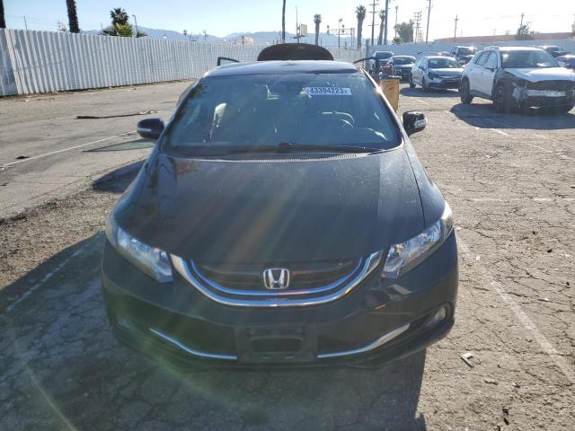 19XFB4F3XDE203682 - 2013 HONDA CIVIC HYBRID L BLACK photo 5