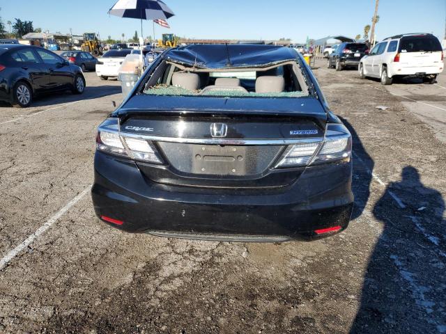 19XFB4F3XDE203682 - 2013 HONDA CIVIC HYBRID L BLACK photo 6