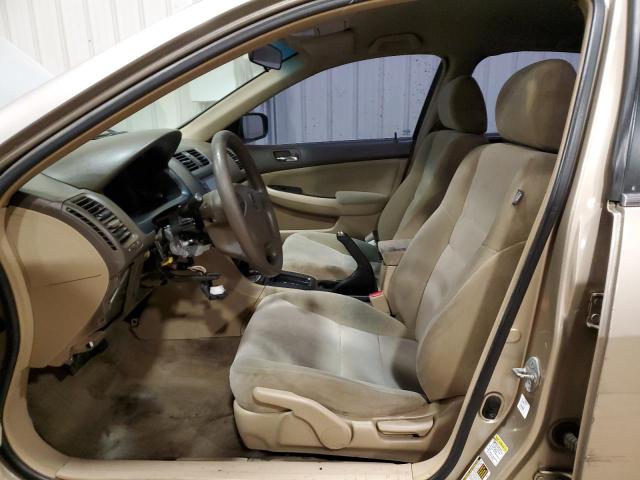 1HGCM56425A146346 - 2005 HONDA ACCORD LX TAN photo 7