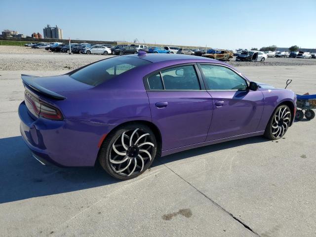 2C3CDXHG5GH150711 - 2016 DODGE CHARGER SXT PURPLE photo 3