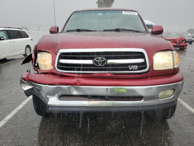 5TBRT38151S216866 - 2001 TOYOTA TUNDRA ACCESS CAB LIMITED RED photo 5