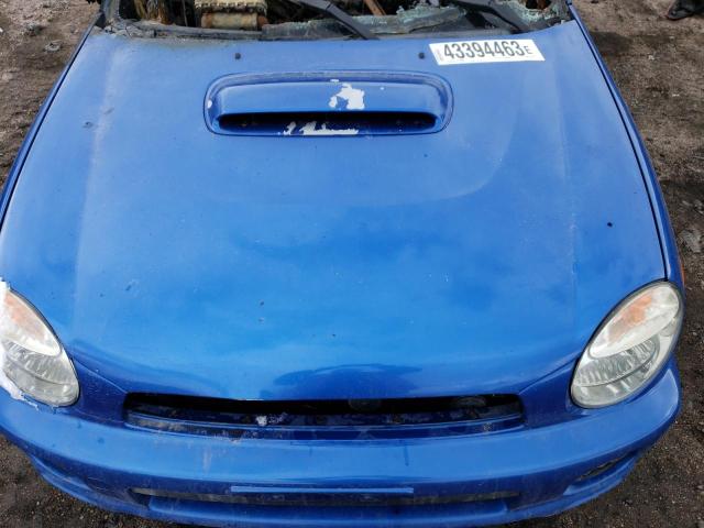 JF1GG29682G817164 - 2002 SUBARU IMPREZA WRX BLUE photo 11