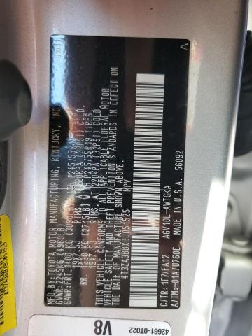 4T3ZA3BBXBU051525 - 2011 TOYOTA VENZA GRAY photo 12