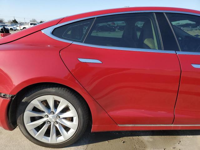5YJSA1E26GF141852 - 2016 TESLA MODEL S RED photo 10