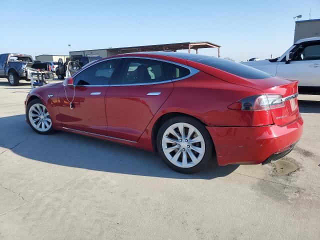 5YJSA1E26GF141852 - 2016 TESLA MODEL S RED photo 2