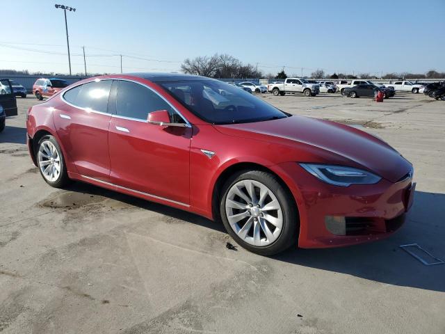 5YJSA1E26GF141852 - 2016 TESLA MODEL S RED photo 4