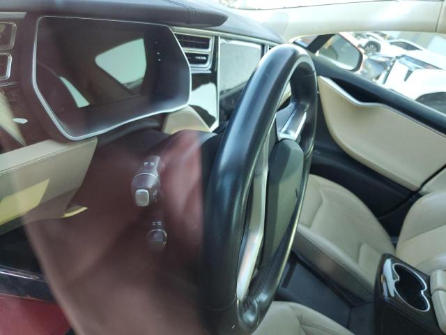 5YJSA1E26GF141852 - 2016 TESLA MODEL S RED photo 9