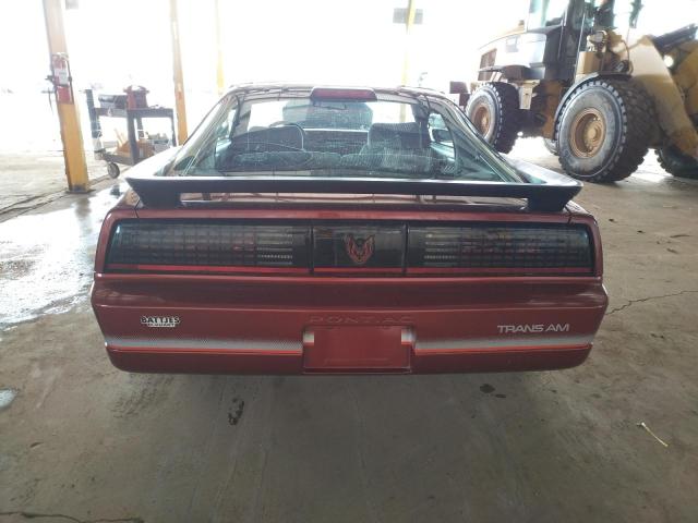 1G2FW87F4GN234631 - 1986 PONTIAC FIREBIRD TRANS AM BURGUNDY photo 6